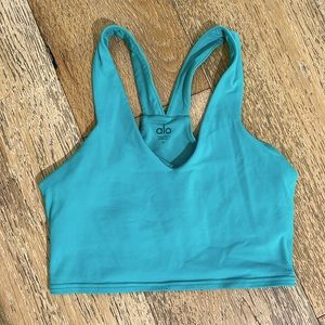 Alo Real Bra Tank - Teal